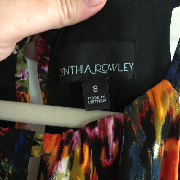 Cynthia Rowley Flower Maxi Dress size 8 - Picture 4 of 6